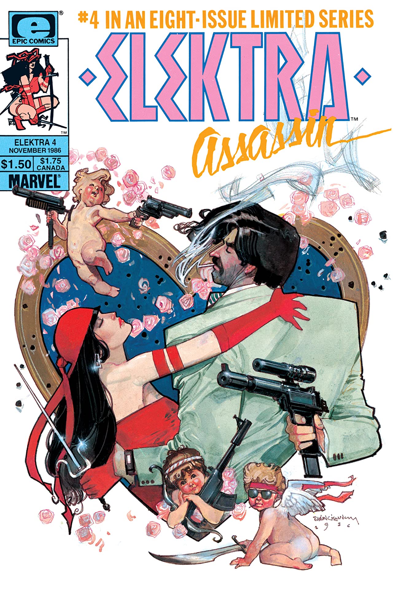 Elektra: Assassin #4 cover