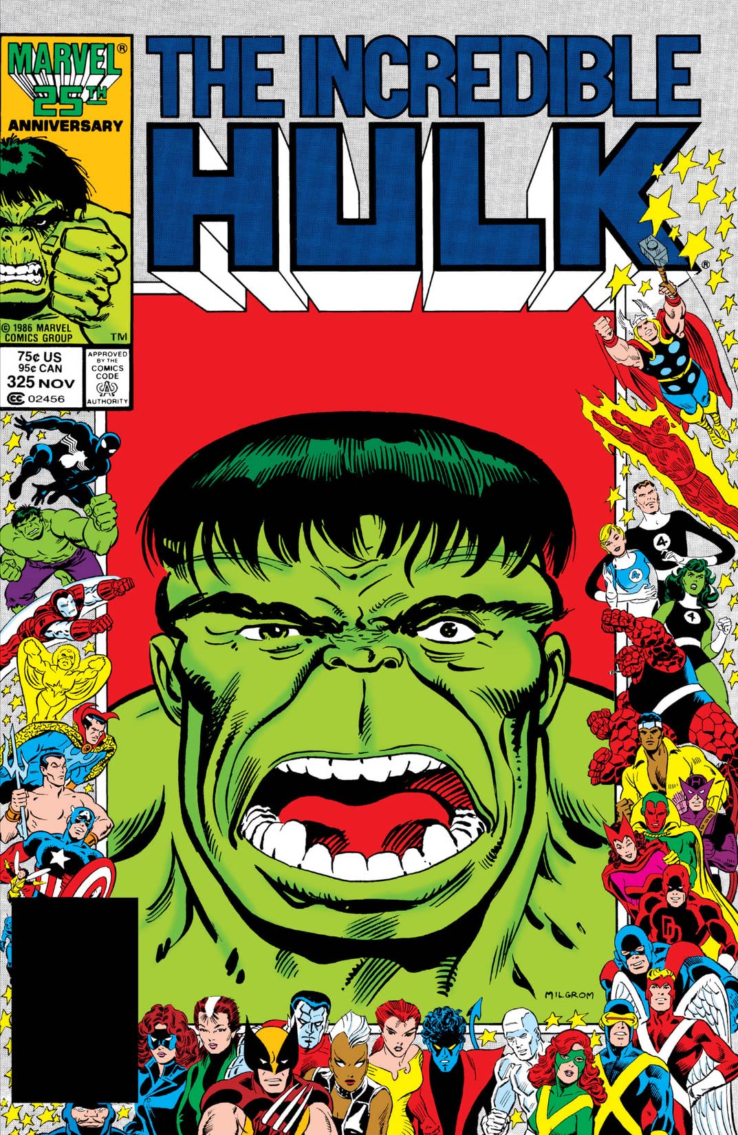 The Incredible Hulk #325 cover