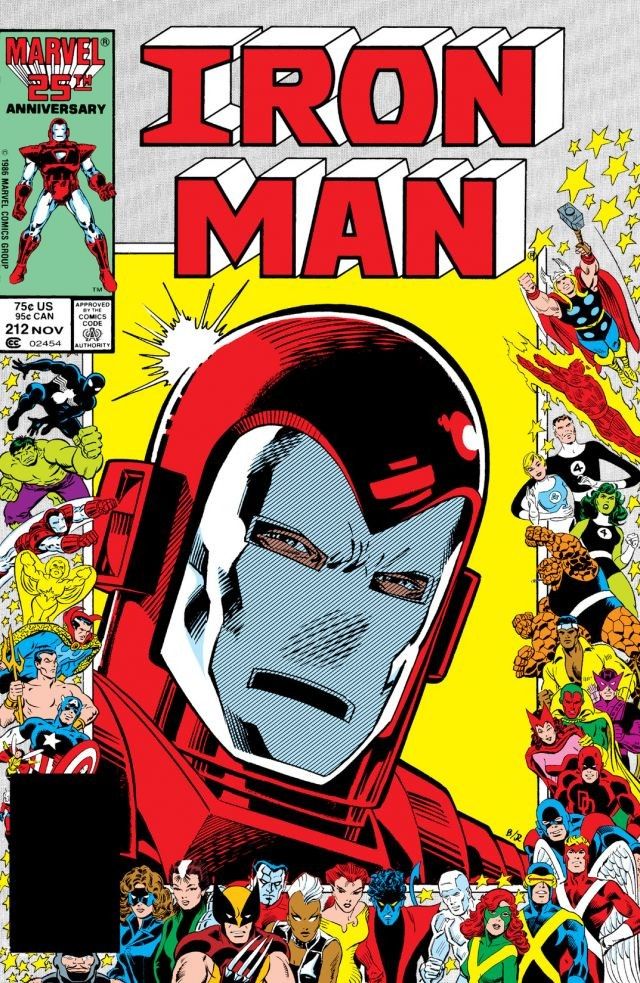 Iron Man #212 cover