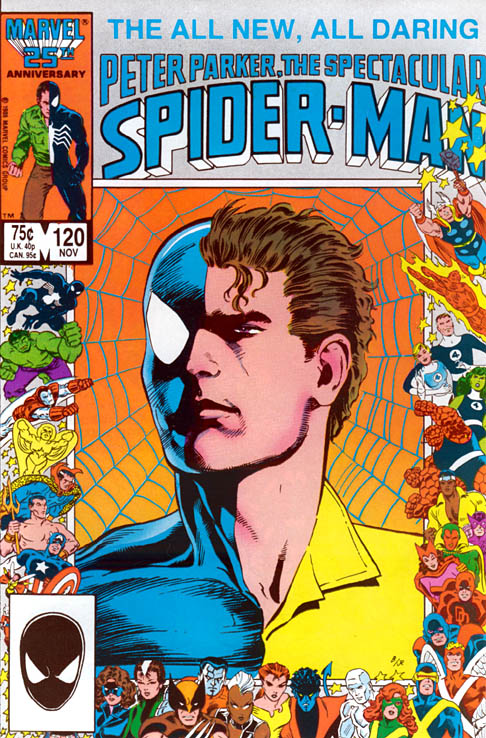 The Spectacular Spider-Man #120 cover