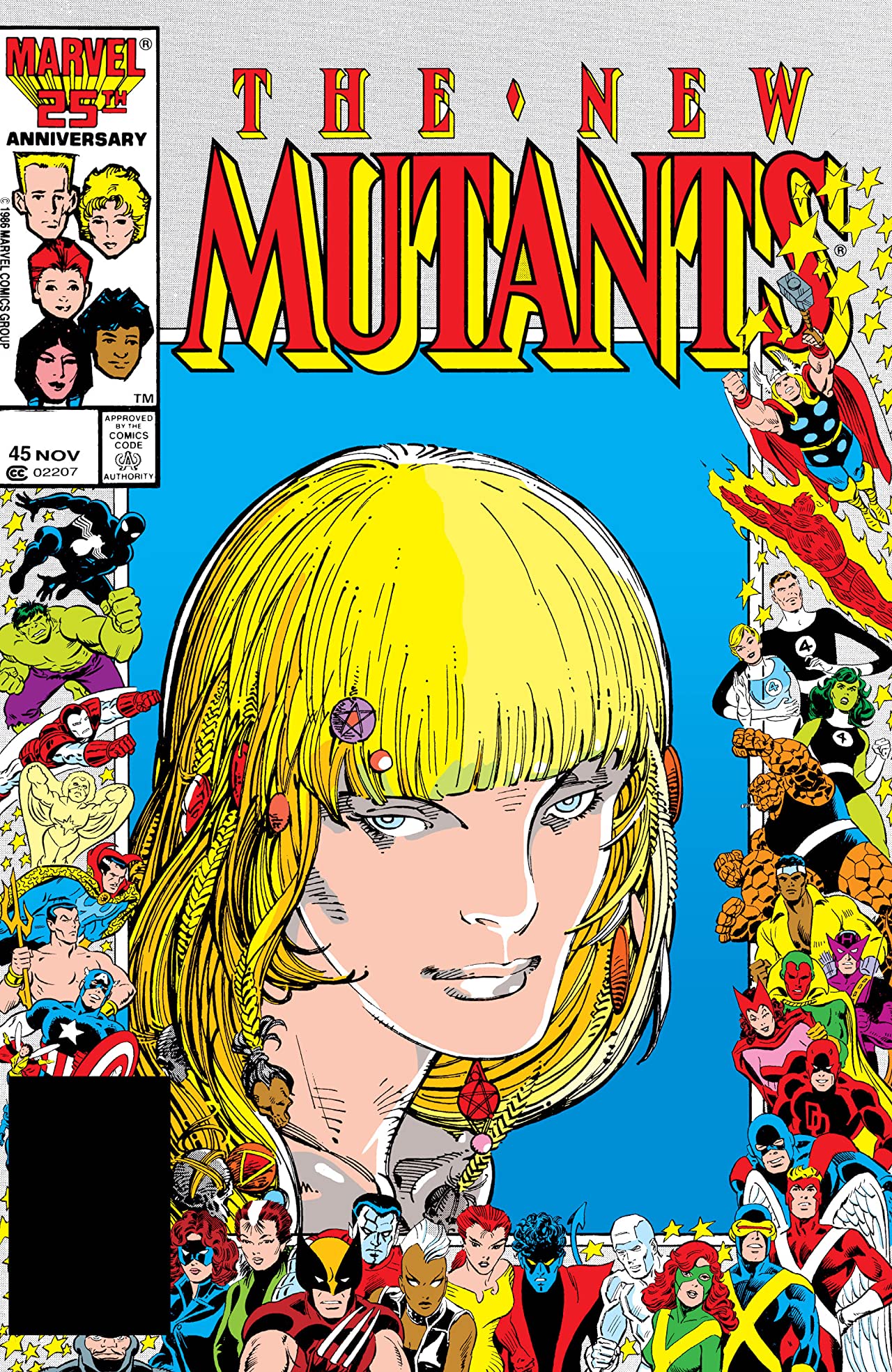 The New Mutants #45 cover