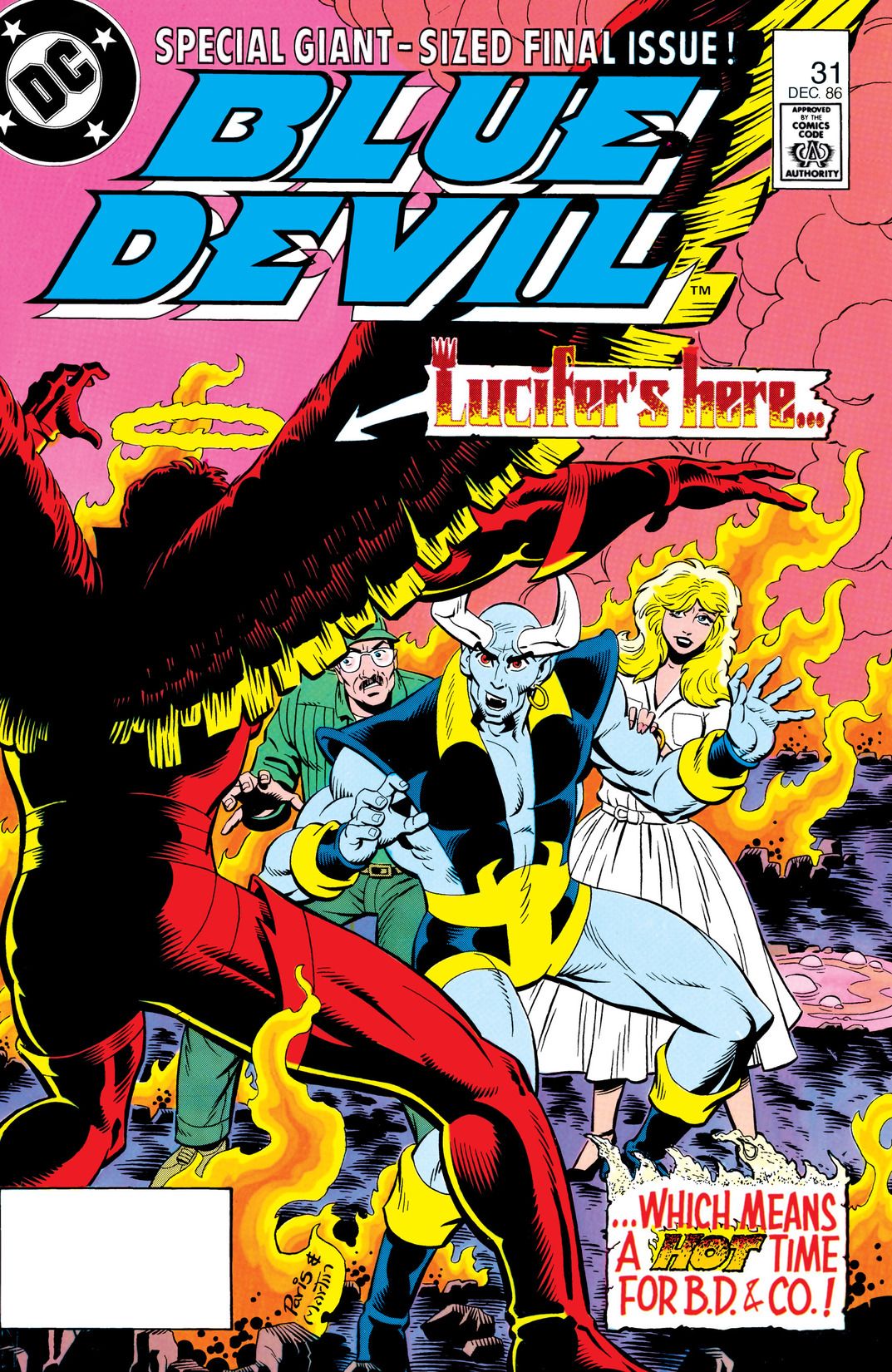 Blue Devil #31 cover