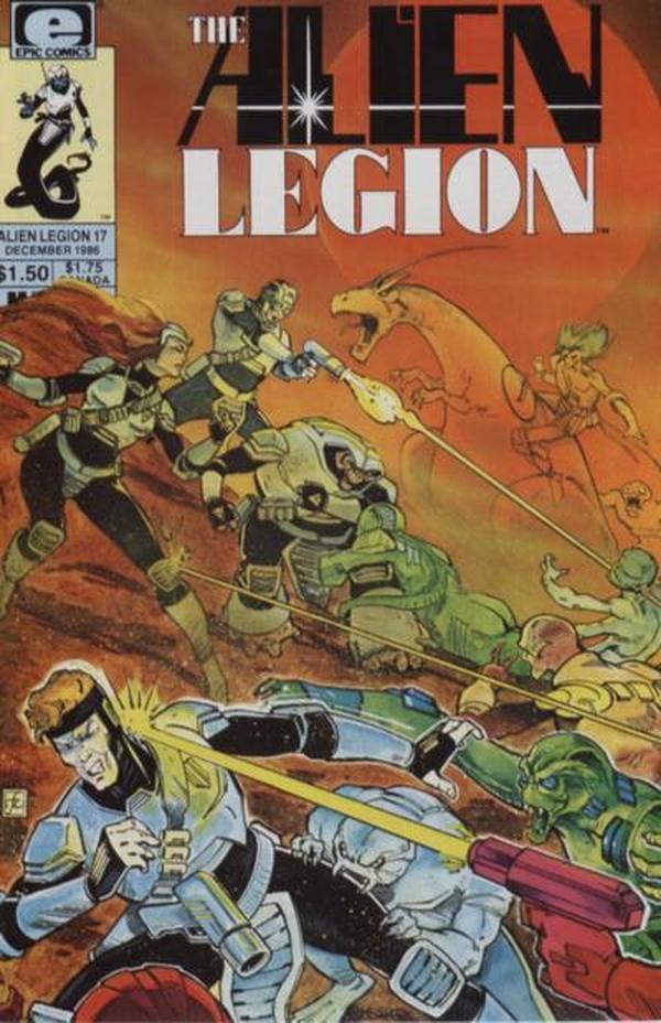Alien Legion #17 cover