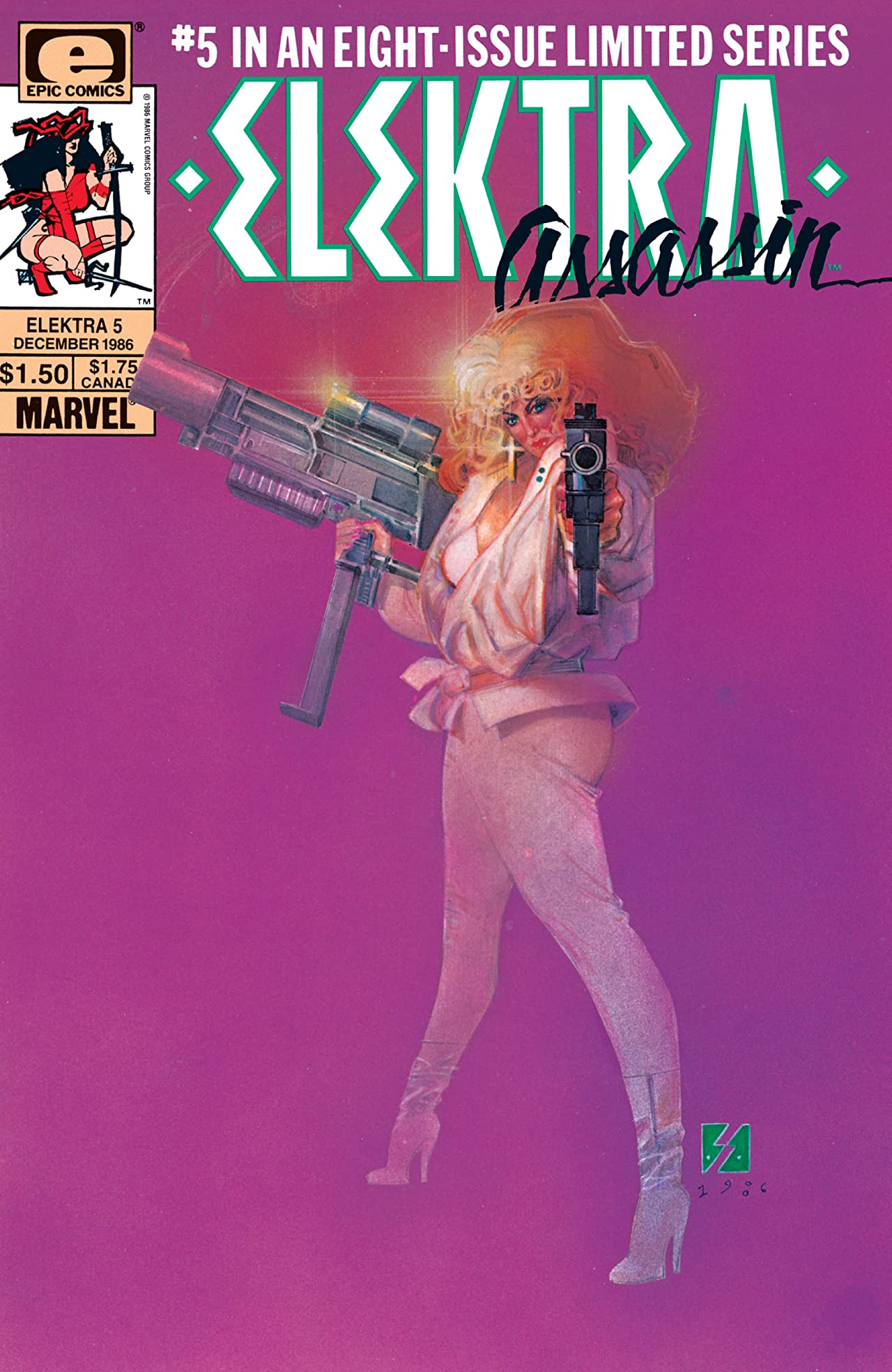 Elektra: Assassin #5 cover