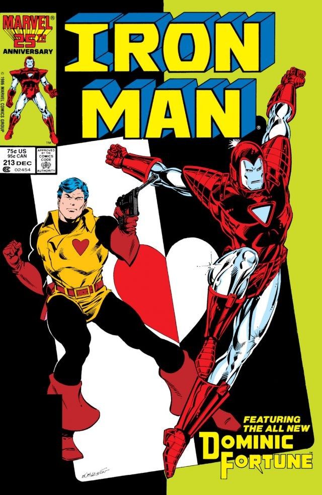 Iron Man #213 cover