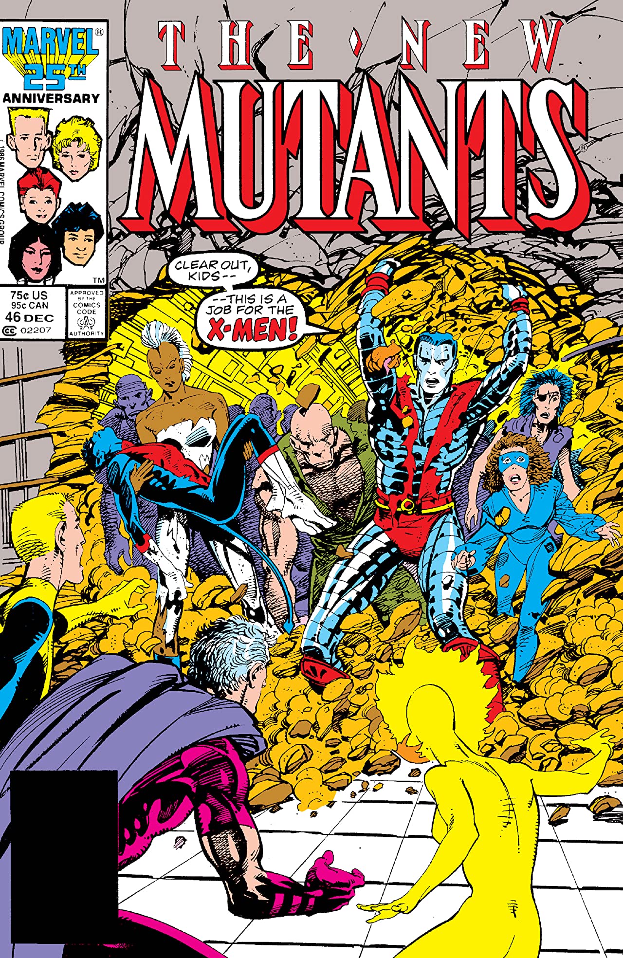 The New Mutants #46 cover