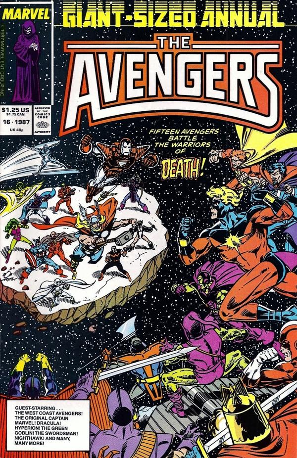 The Avengers Annual #16 cover