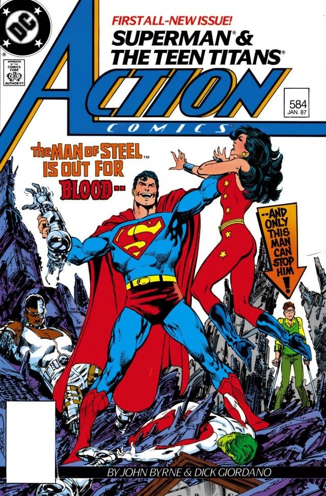 Action Comics #584 cover