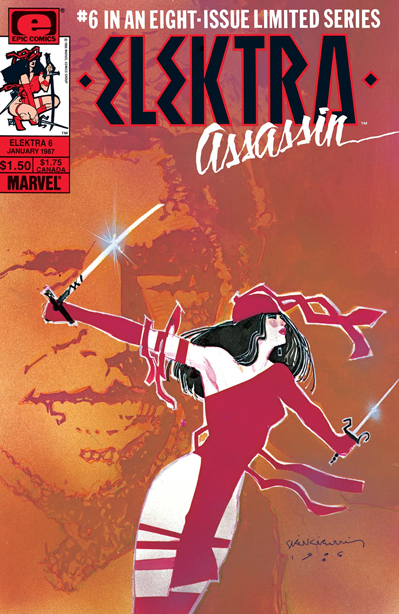 Elektra: Assassin #6 cover