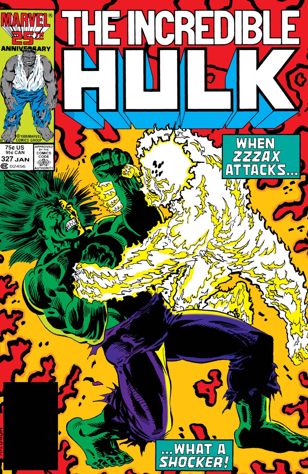 The Incredible Hulk #327 cover