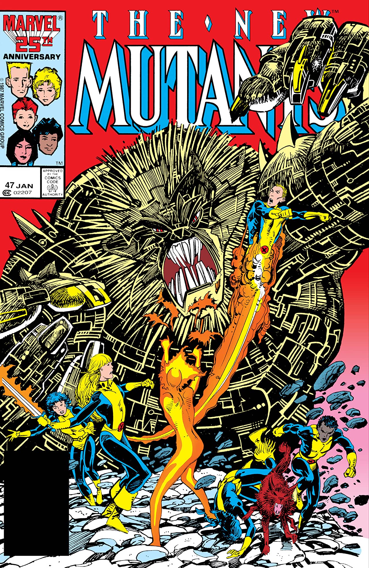 The New Mutants #47 cover