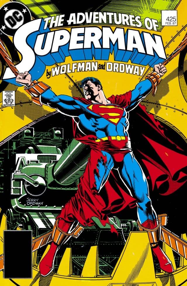 Adventures of Superman #425 cover