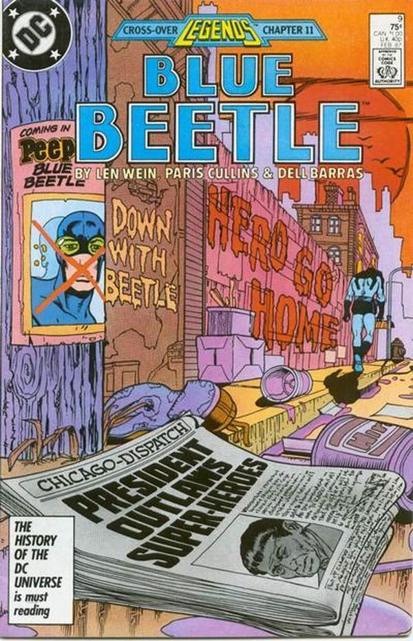 Blue Beetle #9 cover