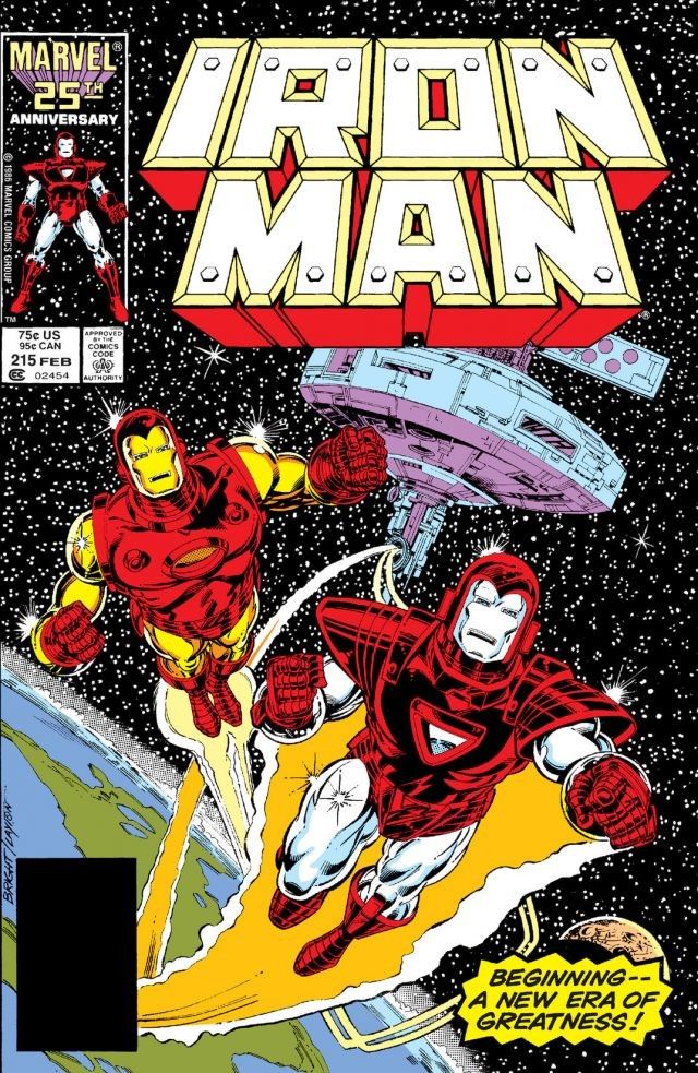 Iron Man #215 cover