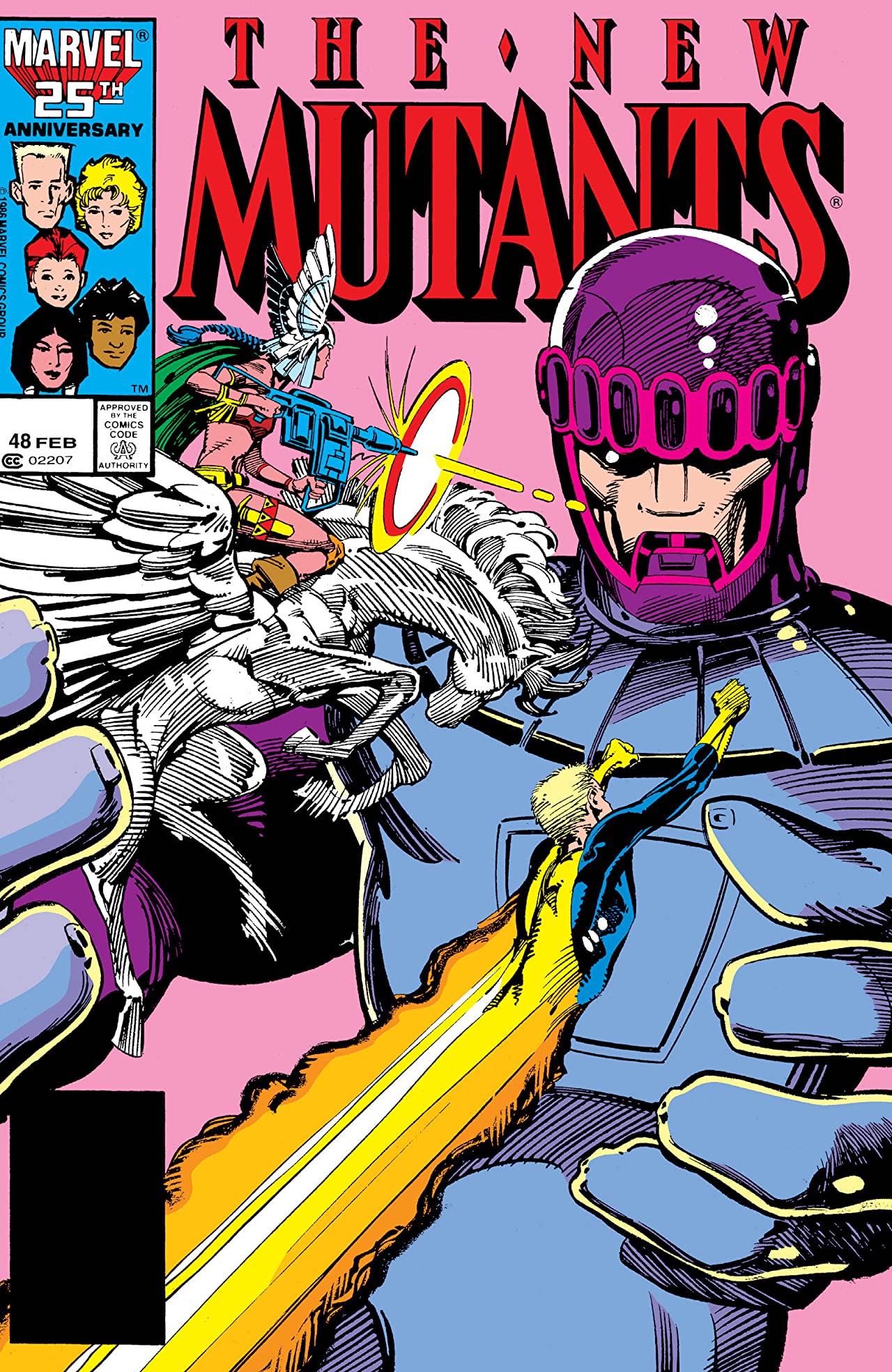 The New Mutants #48 cover