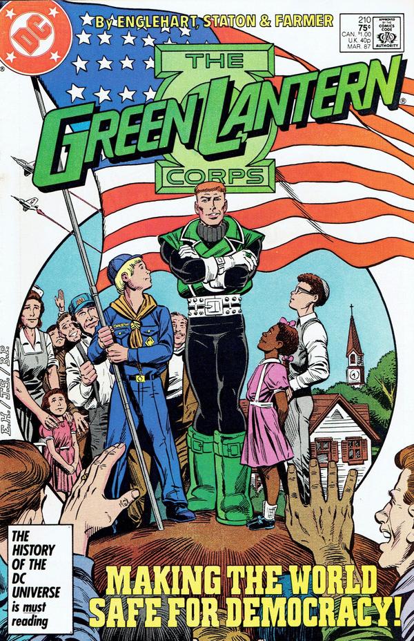 The Green Lantern Corps #210 cover