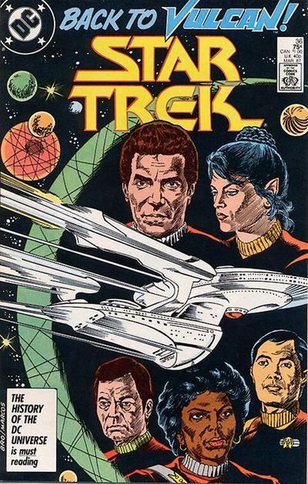 Star Trek #36 cover