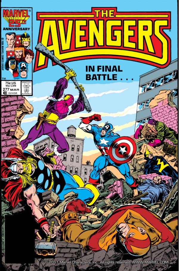 The Avengers #277 cover