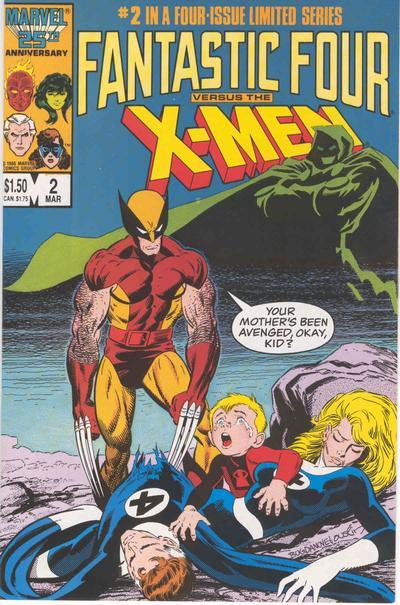 Fantastic Four vs. X-Men #2 cover