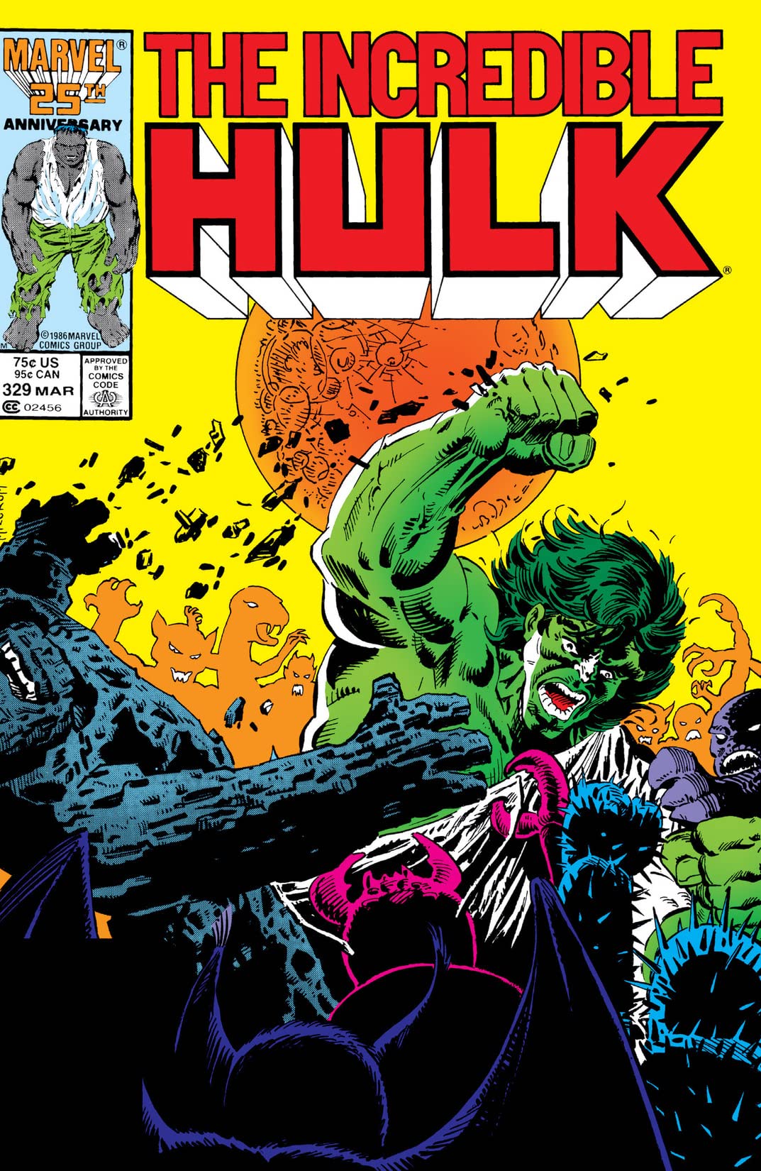 The Incredible Hulk #329 cover