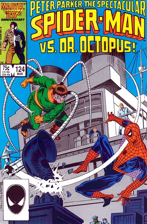 The Spectacular Spider-Man #124 cover