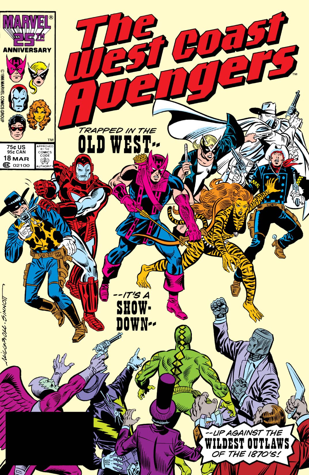 West Coast Avengers #18 cover