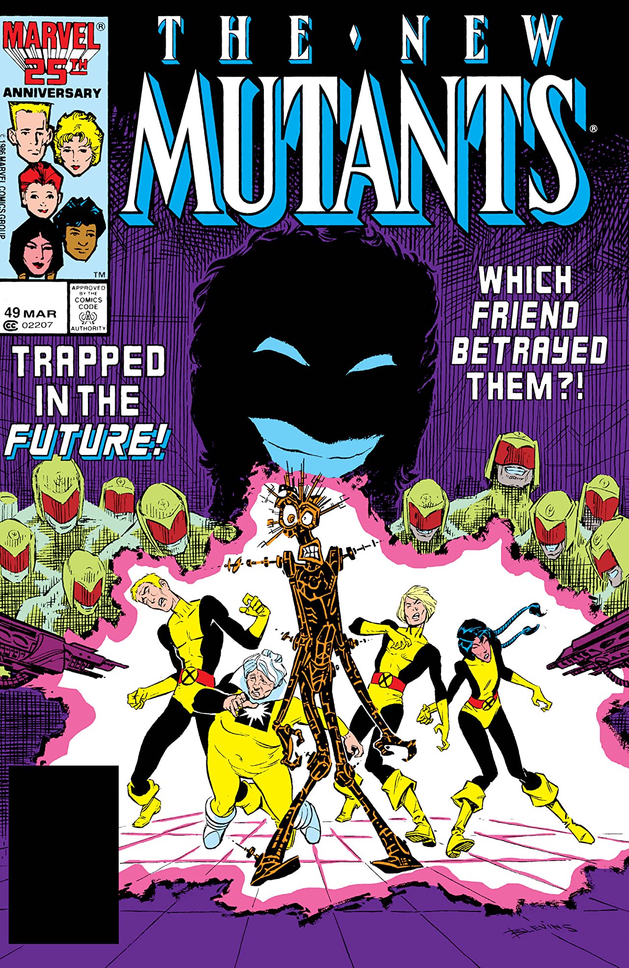 The New Mutants #49 cover