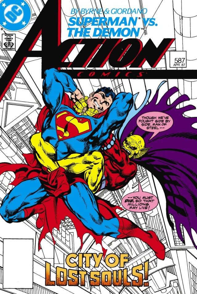 Action Comics #587 cover