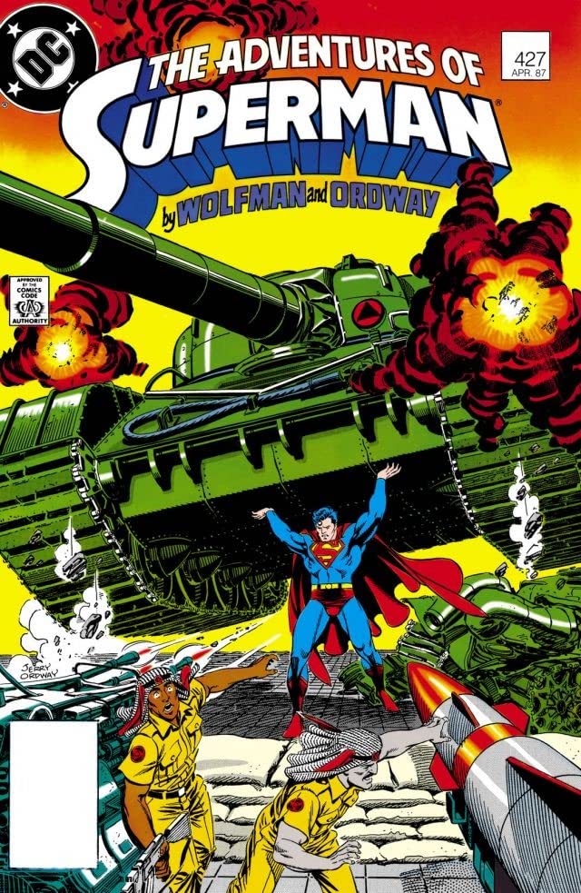 Adventures of Superman #427 cover
