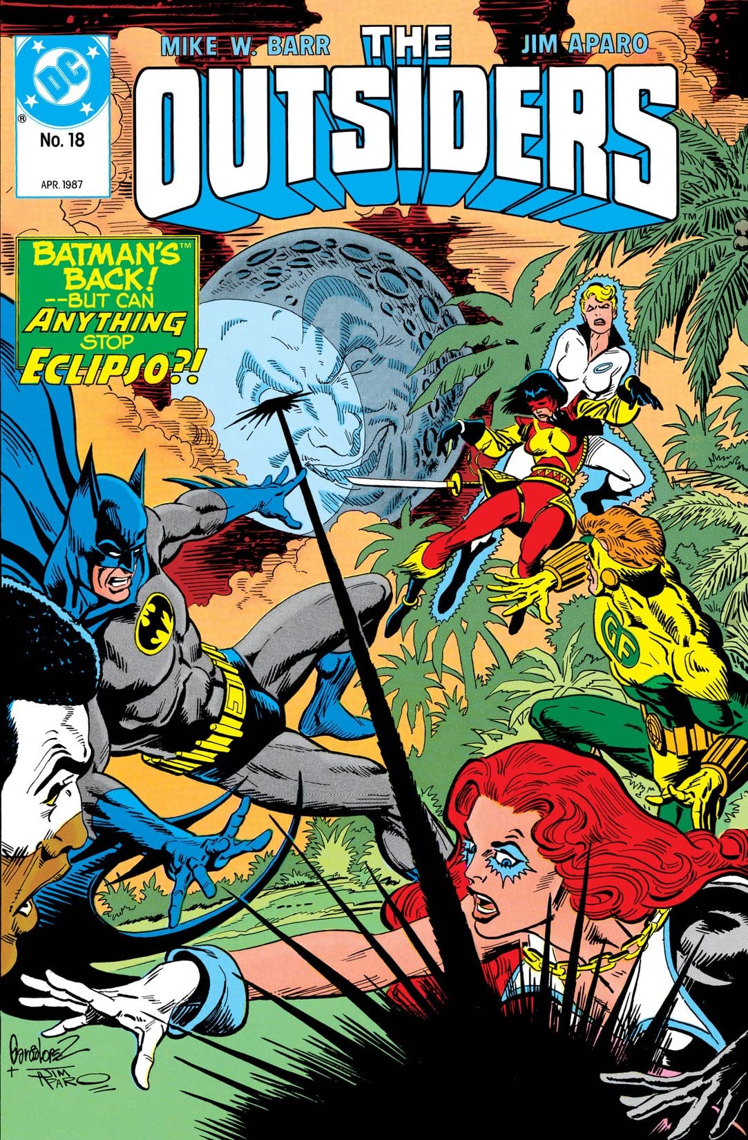 The Outsiders #18 cover