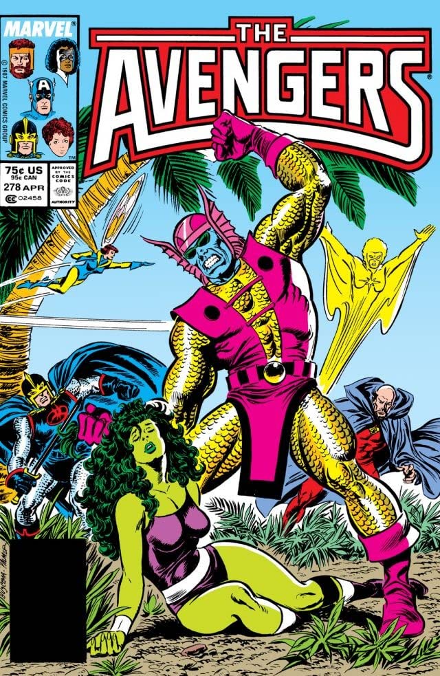 The Avengers #278 cover