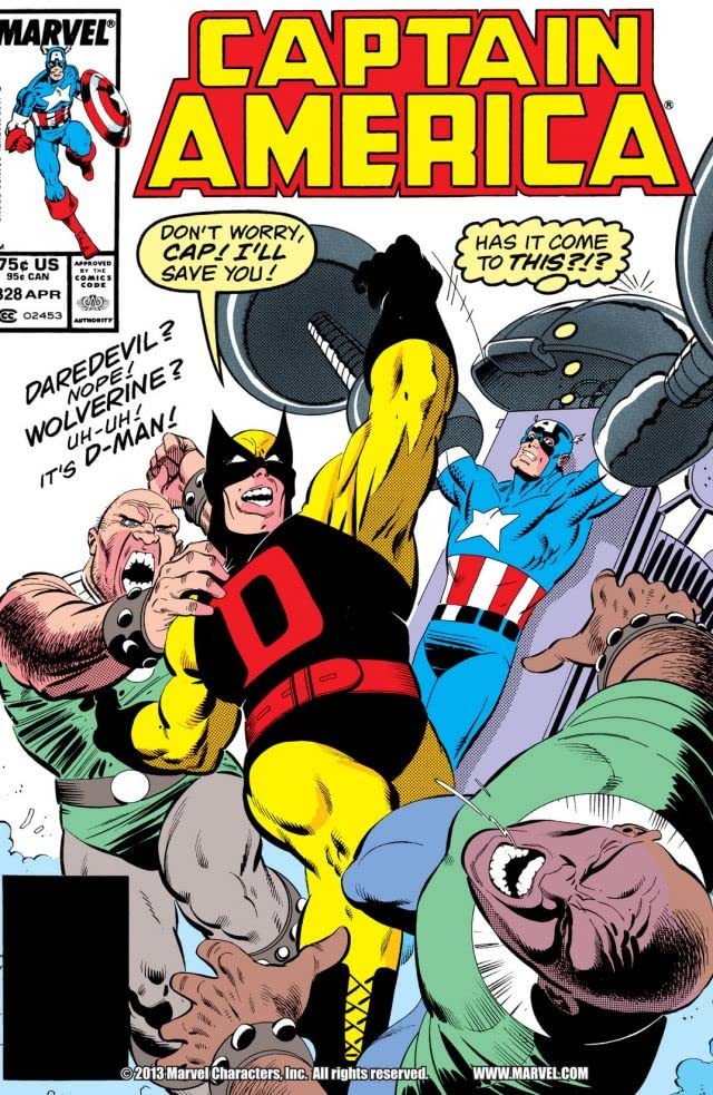 Captain America #328 cover