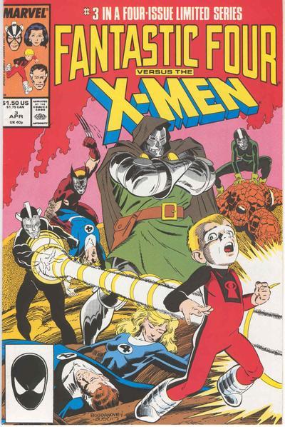 Fantastic Four vs. X-Men #3 cover