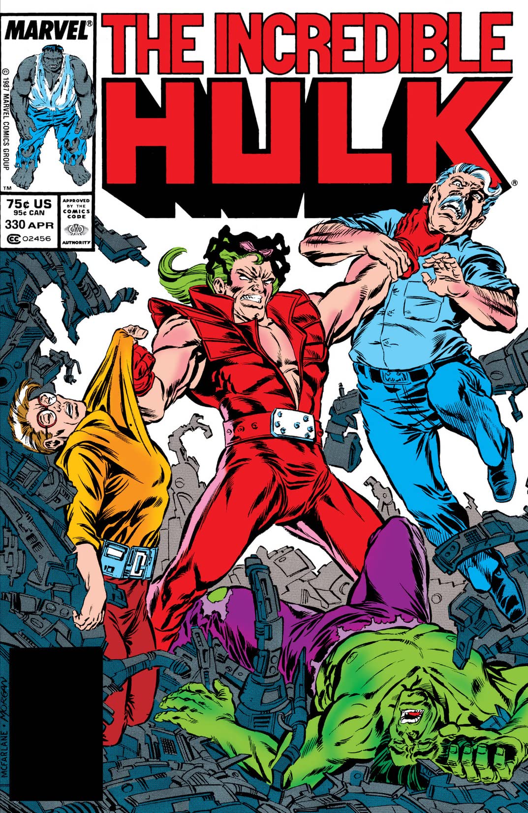 The Incredible Hulk #330 cover
