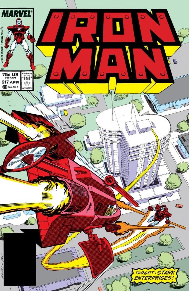 Iron Man #217 cover