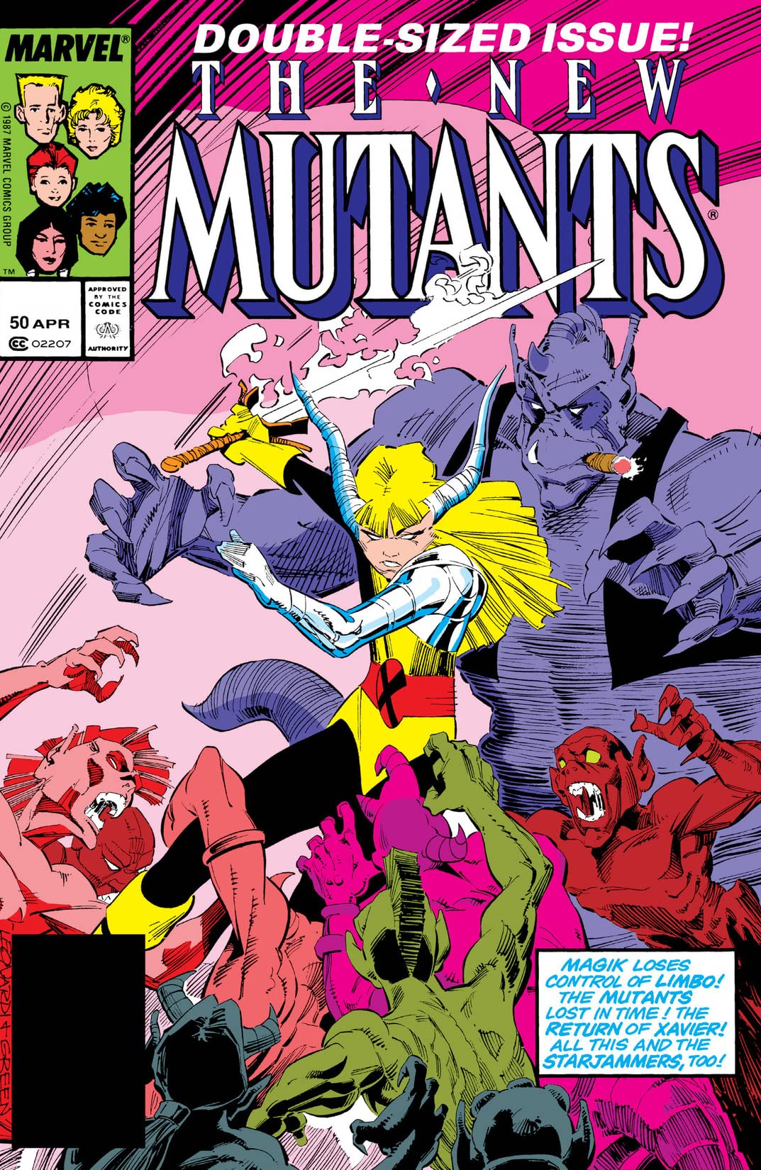 The New Mutants #50 cover