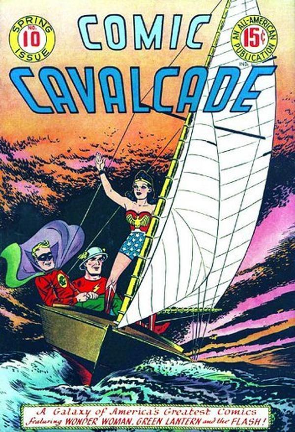 Comic Cavalcade #10 cover