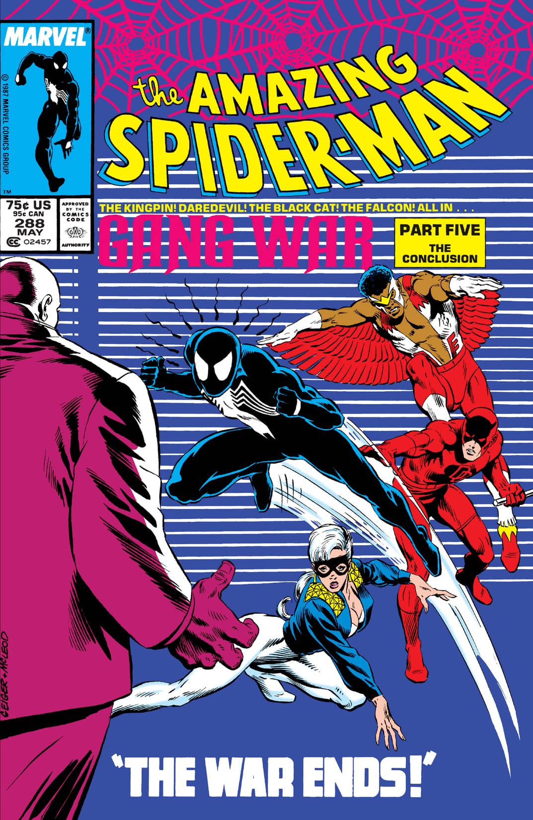 The Amazing Spider-Man #288 cover