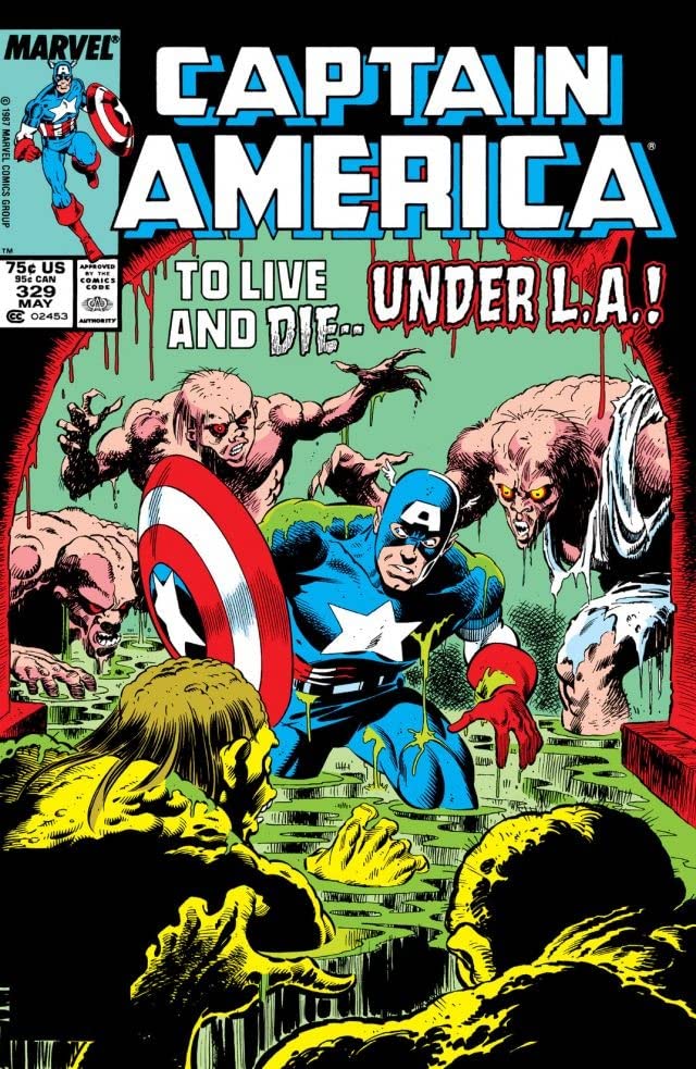 Captain America #329 cover