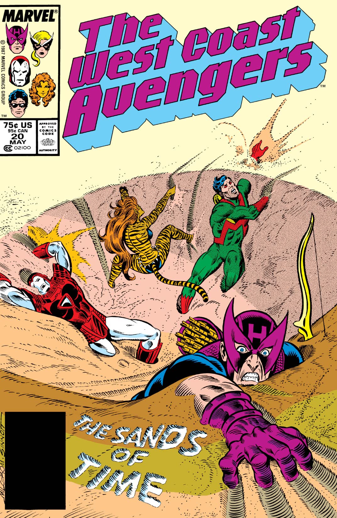West Coast Avengers #20 cover