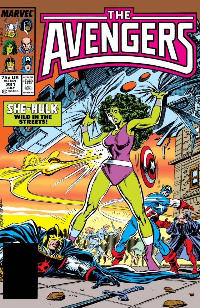 The Avengers #281 cover