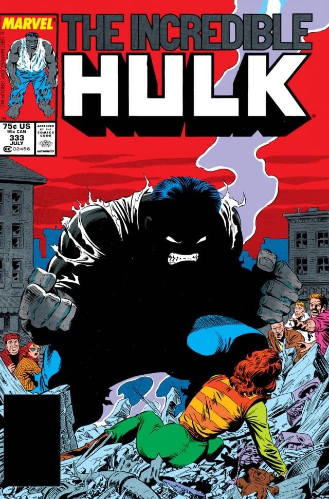 The Incredible Hulk #333 cover