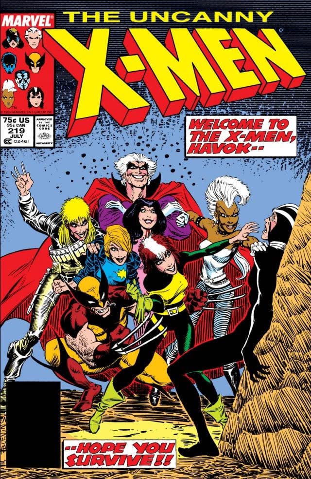 The Uncanny X-Men #219 cover