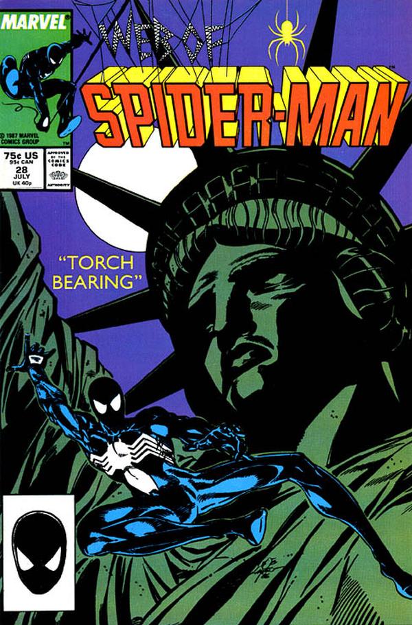 Web of Spider-Man #28 cover