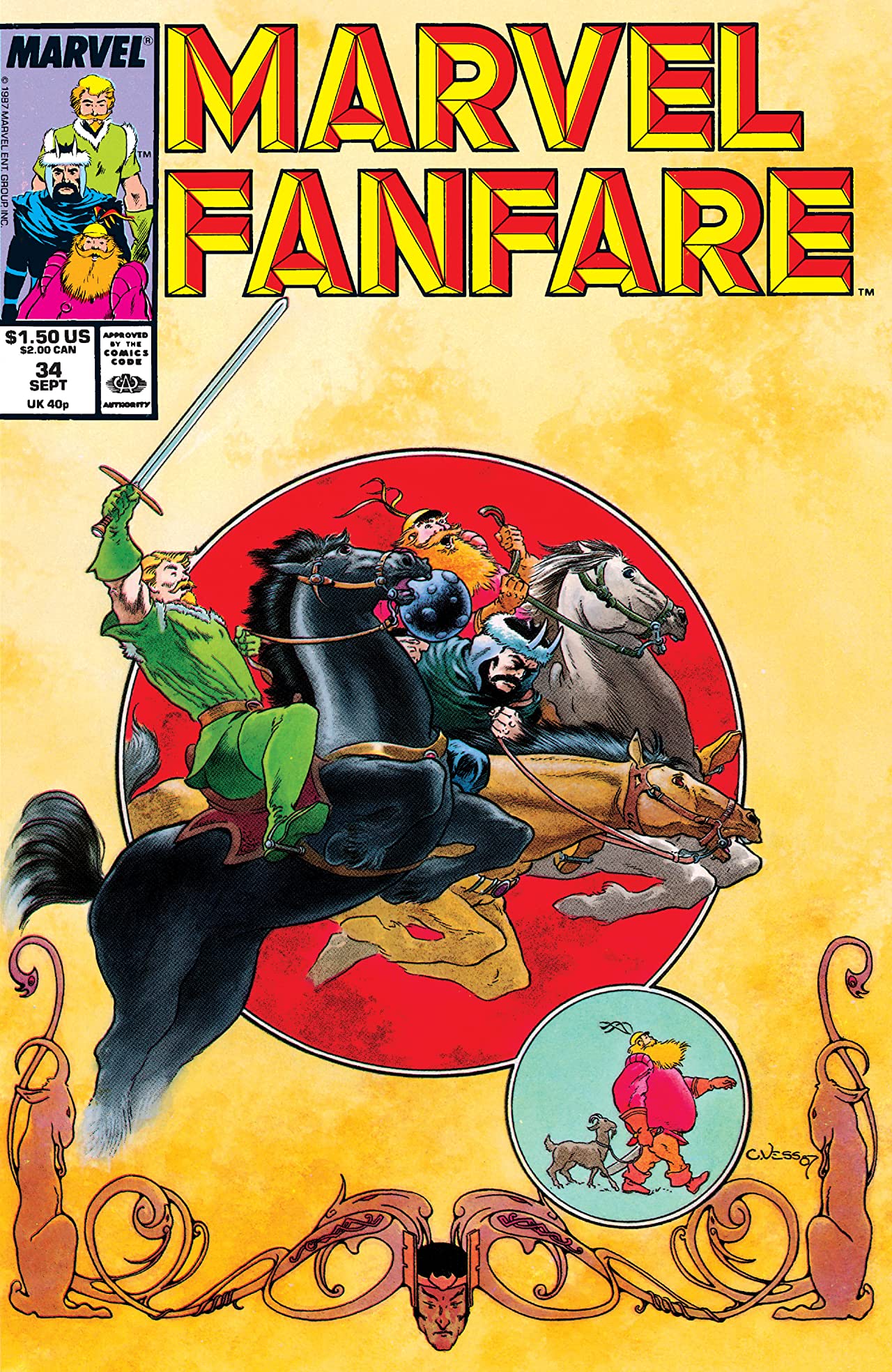 Marvel Fanfare #34 cover