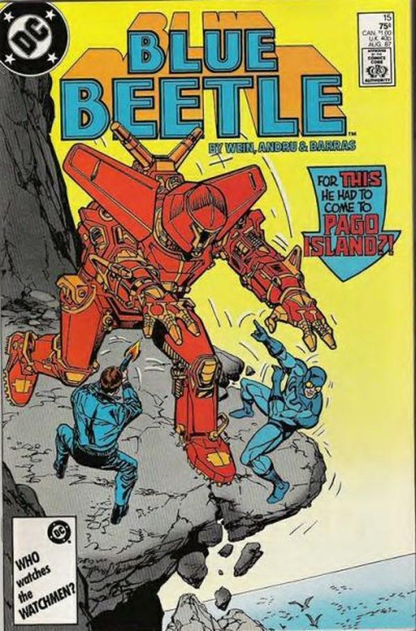 Blue Beetle #15 cover