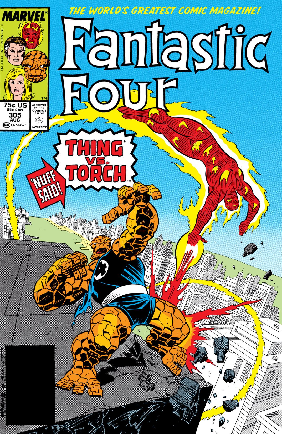 Fantastic Four #305 cover