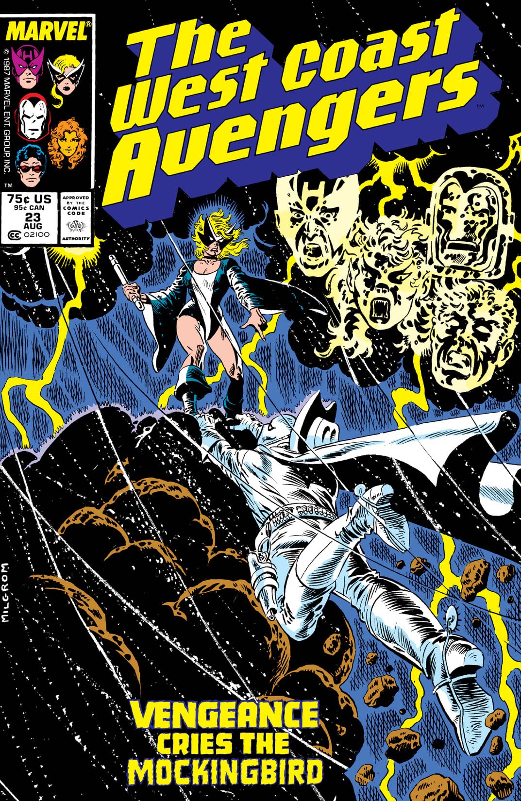 West Coast Avengers #23 cover