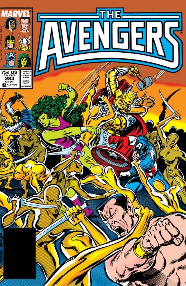 The Avengers #283 cover