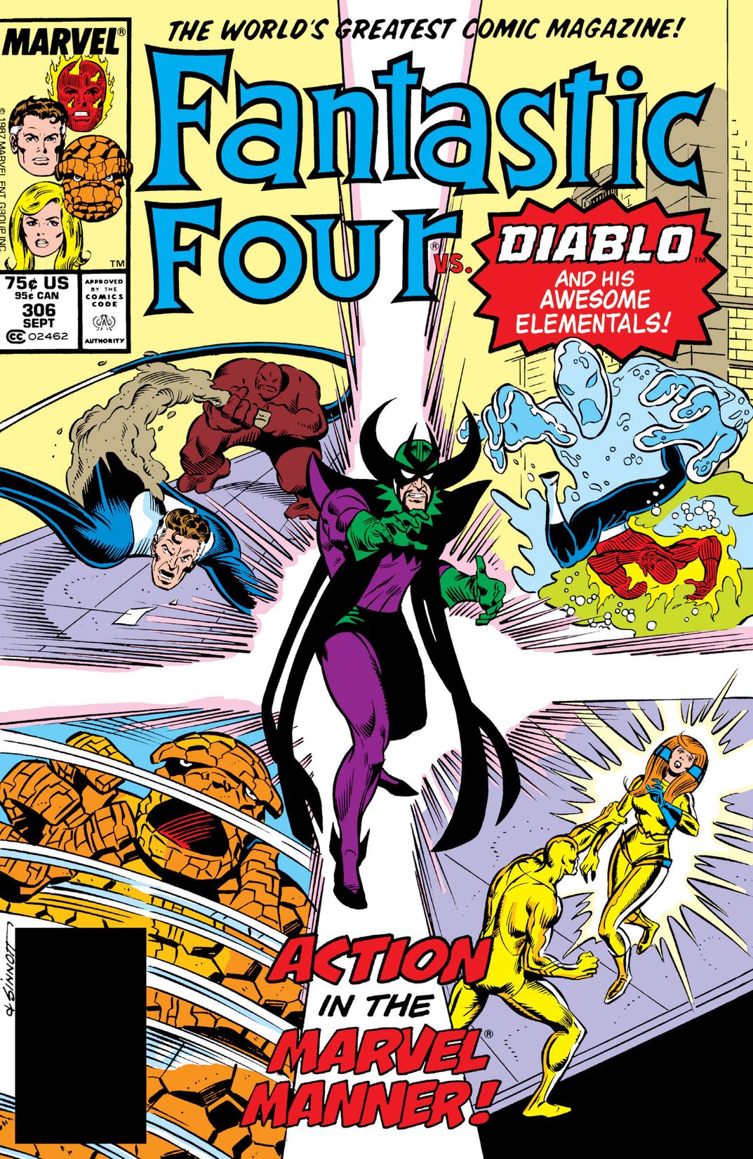 Fantastic Four #306 cover